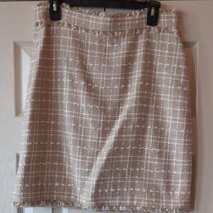 Ann Taylor Tan Pencil Skirt for Work